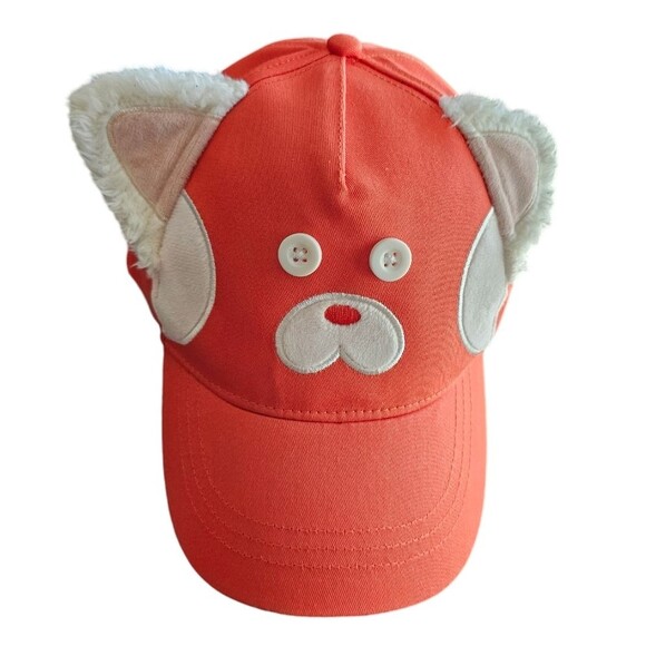 Disney Pixar Turning Red Mei as Red Panda Adjustable Hat Fuzzy 3DEars NWOT Youth - Picture 1 of 10